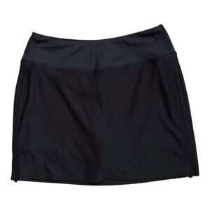 ATTIVO Womens Size Small Black Pull On Stretch Athletic Tennis Golf Skort Skirt